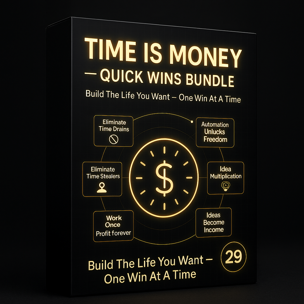 Time is Money: Quick Wins Bundle